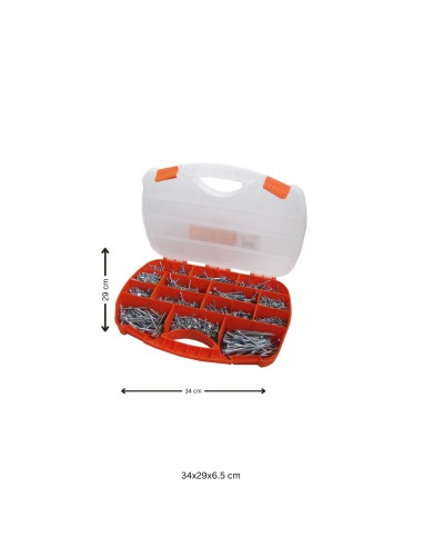 1 x Set of 1700 Chipboard Screw Tekor...