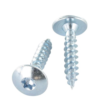 1 x Screw Truss 4.5X50 Full Thread T20 Zinc Plated LAQ RAL1019