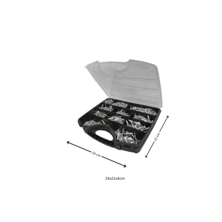 1 x Set of 500 Multigrip blind rivets Aluminum Steel Rod DEGOMETAL