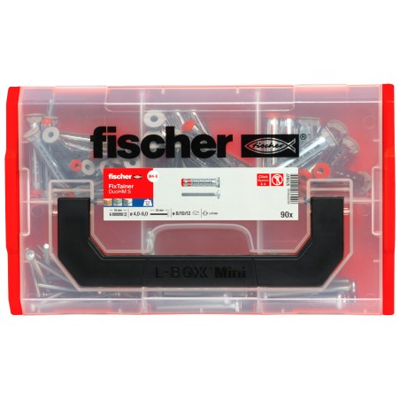 1 x Set of Screw And Plug Metallic Fischer DUOHM S