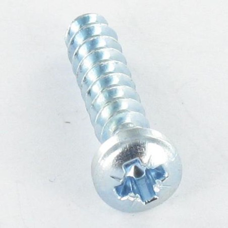 1 x Screw For Plastic Cylindrical Button Head Pozi PZ2 6X12 Thread 30 DEGREES Zinc Plated