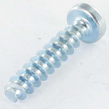 1 x Screw For Plastic Cylindrical Button Head Pozi PZ2 6X12 Thread 30 DEGREES Zinc Plated