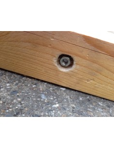 Hexagonal nut M39 Class 8 Zinc Plated Rust 2