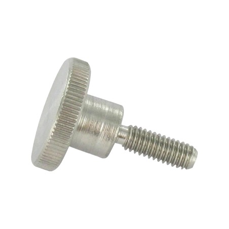 1 x Machine Screw Knurlled M6X20 Stainless Steel A1