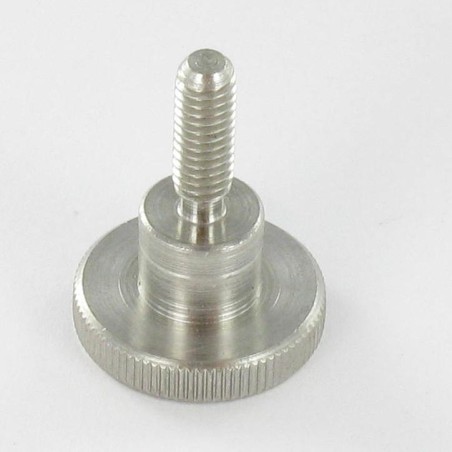 1 x Machine Screw Knurlled M6X20 Stainless Steel A1
