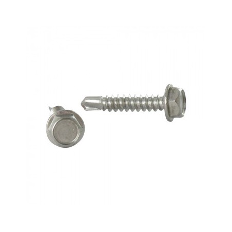 1 x Self Drilling Hexagonal Head 4.8X16 Stainless Steel A4