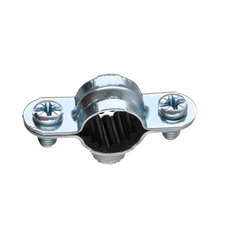 1 x Simple soundproof fixing collar M7X150 Diameter 10 Zinc Plated