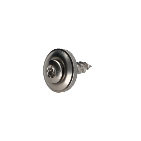 1 x Rsd Csk Woodscrews Bonded Sealing Washer Pan Countersunk Head T20 Stainless Steel A2 4.5X20 Neoprene Bonded Sealing