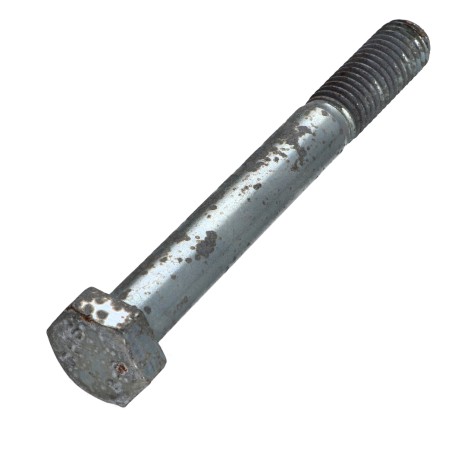 1 x Bolt Partial Thread Hexagonal Head M12X100 Class 8.8 Zinc Plated Rust