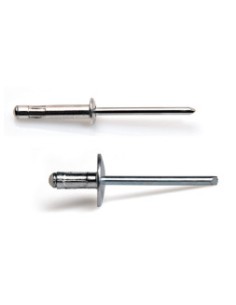 Set of 500 Multigrip blind rivets Aluminum Steel Rod... 2