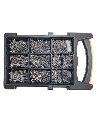1 x Set of 1200 Chipboard Screw Tekor...