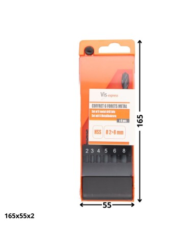 1 x Set of 6 FORESTS METAL HSS