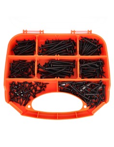 Set of 280 Chipboard Screw Countersunk Head Torx Black... 2
