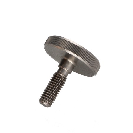 1 x Machine Screw Knurlled Low Stainless Steel A1 M6X30