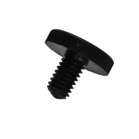 1 x Machine Screw black nylon Pan Head Knurlled M6X10