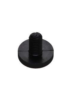Machine Screw black nylon Pan Head Knurlled M6X10 2