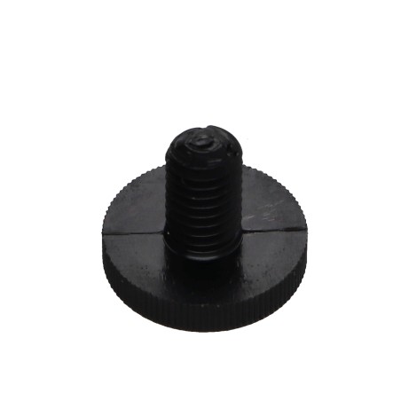 1 x Machine Screw black nylon Pan Head Knurlled M6X10