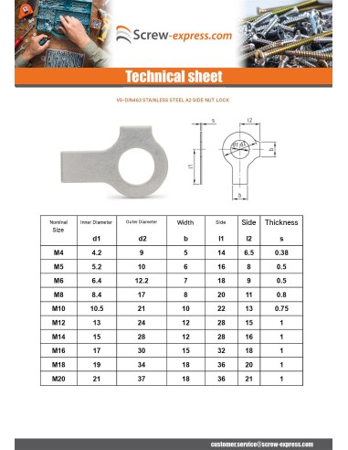 1 x Lock D Nut Bracket Of Diameter M14...