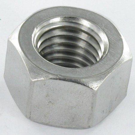 1 x Nut Hh M22 Thickness 22 Stainless Steel A2
