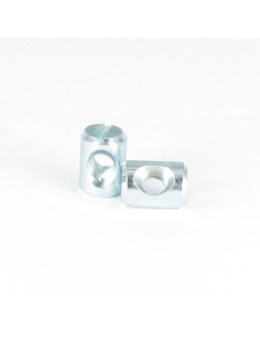 Barrel nut 15X20 M8 CENTER Zinc Plated