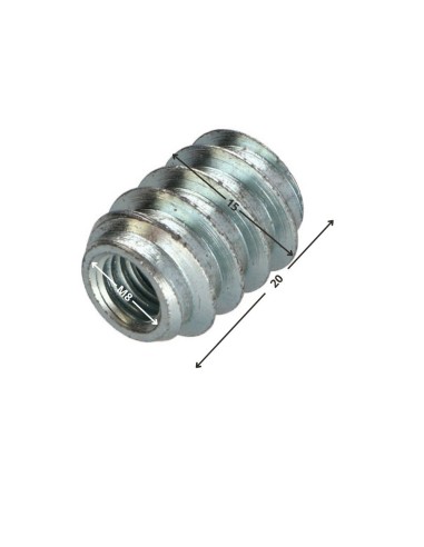 1 x Self Tapping Insert Not Slotted Zinc Plated...