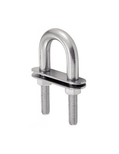 1 x U-Bolt U-shaped With Double PLAQUES...
