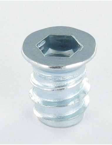 1 x Nut Hexagon Socket 6 M6 12X13 Zinc Plated