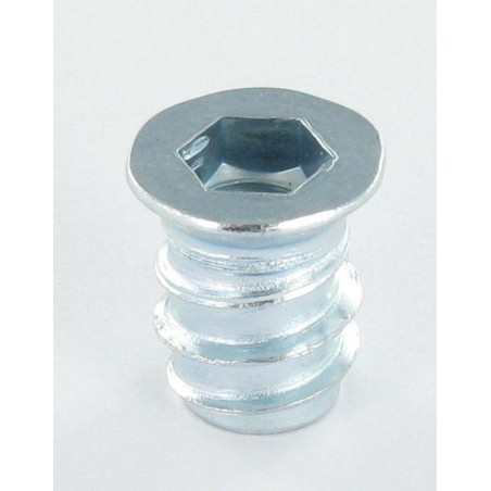 1 x Nut Hexagon Socket 6 M6 12X13 Zinc Plated