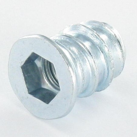 1 x Nut Hexagon Socket 6 M6 12X13 Zinc Plated