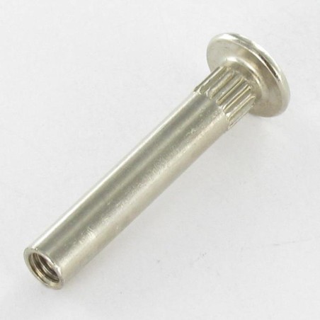 1 x Nut Binder Head Mushroom Pozi And Slotted M4X15 5X30 Nickel Plated