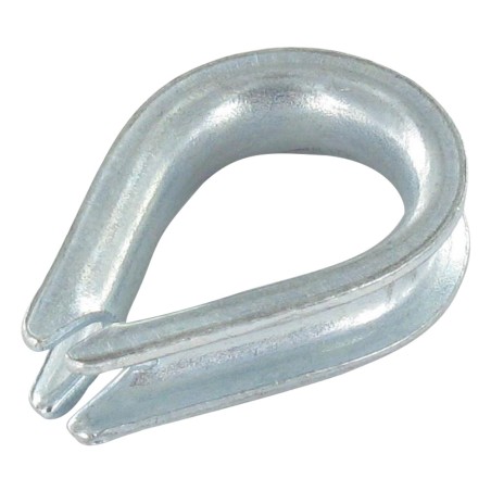 1 x Wire Thimble LIGHT Linch Pin Wire Rope Of 10 Zinc Plated