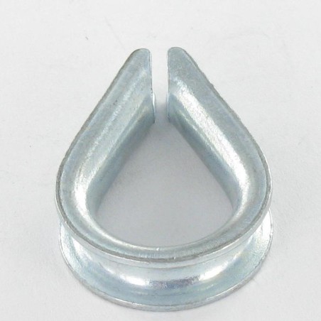 1 x Wire Thimble LIGHT Linch Pin Wire Rope Of 10 Zinc Plated