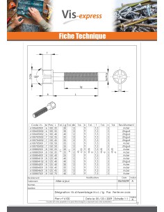 Furniture Screw Zinc Plated M8X40 Cross Head 2