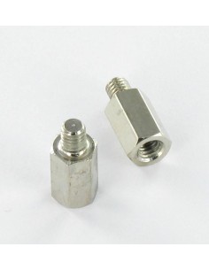 Coupling Nut Hexagonal Male/Female 5X8 Thread Length: 6...