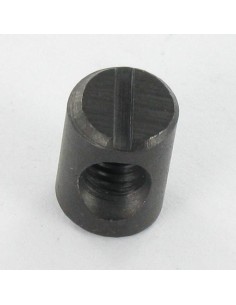 Barrel nut 10X14 M6 CENTER Black Zinc Plated 2