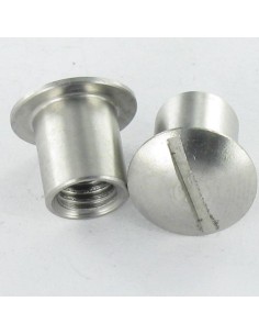 Nut Binder Pan Head Slotted 8X9 M6X8 Stainless Steel