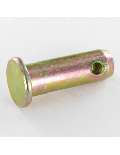 Rod Pin With Hole Flat Head 22X66HOLE Diameter 8 Yellow Zinc