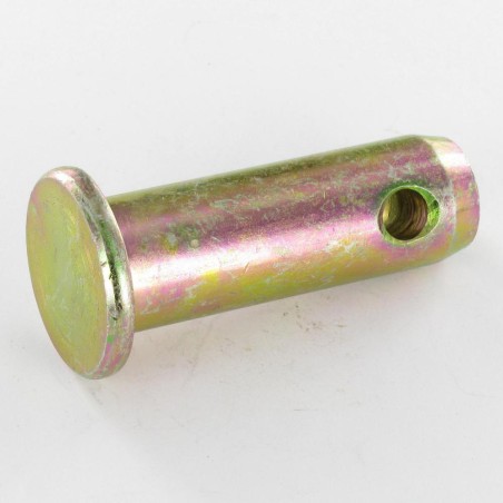 1 x Rod Pin With Hole Flat Head 22X66HOLE Diameter 8 Yellow Zinc