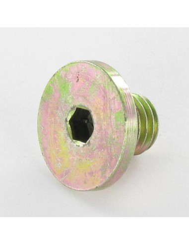 1 x Machine Screw Yellow Zinc Flat Head 20X13...