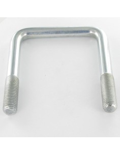 U-Bolt Straight or flat bottom 67X50X67 M6/32/32 Zinc Plated