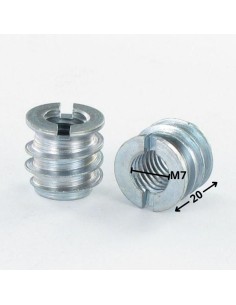 Self tapping insert for wood Steel M7 Pitch 150 13X20 2