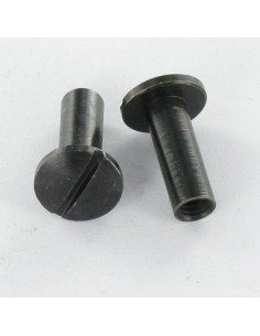 Nut Binder Pan Head Slotted M4X12 5X14 Black Zinc Plated