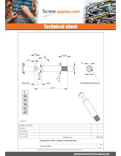 Stud CONNECTION Machine 6X35 Zinc Plated 2