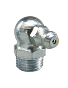90° angled grease nipple M8 Pitch 125 Zinc Plated