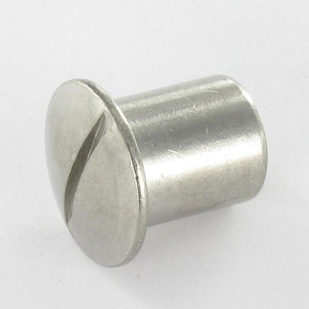 1 x Nut Binder Pan Head Slotted 12.5X15 M8X12 Stainless Steel