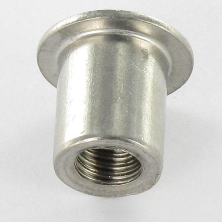 1 x Nut Binder Pan Head Slotted 12.5X15 M8X12 Stainless Steel