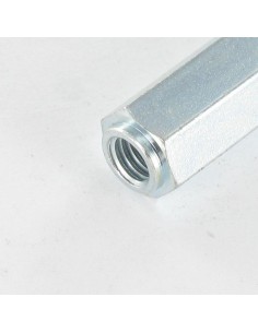 Coupling Nut Cylindrical 10X30 M6 Zinc Plated 2