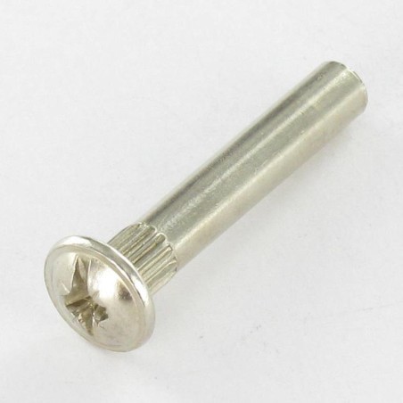 1 x Nut Binder Head Mushroom Pozi And Slotted M4X15 5X35 Nickel Plated