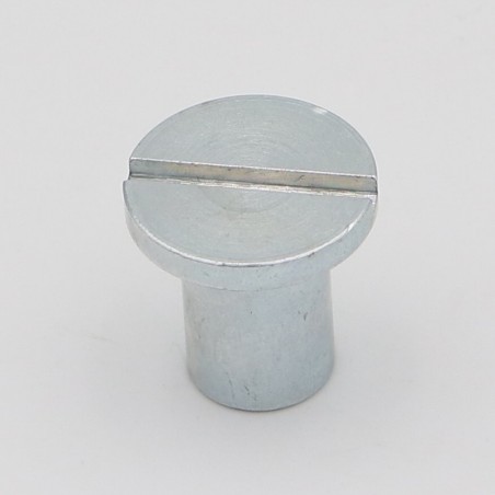1 x Nut Head Flat Slotted 20X20 M10 Zinc Plated