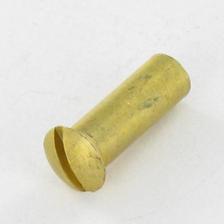 1 x Nut Binder Pan Countersunk Head Slotted M4X12 5X16 Brass